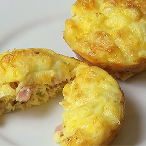 Oven Baked Mini Omelettes