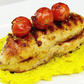 Chicken, Sweetcorn and Cherry Tomatoes