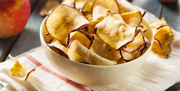Baked Apple Cinnamon Chips