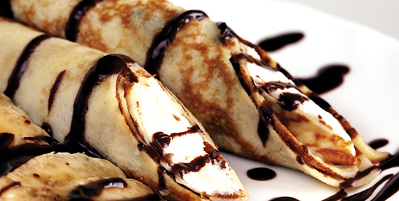 Chocolate & Banana Pancakes