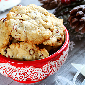 White Chocolate Chip Cranberry Cookies